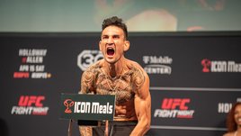 Макс Холлоуэй в цифрах: король поздних раундов, пропустил 1335 ударов в голову и ни разу не упал