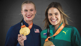 Легкоатлетки Кэти Мун и Нина Кеннеди