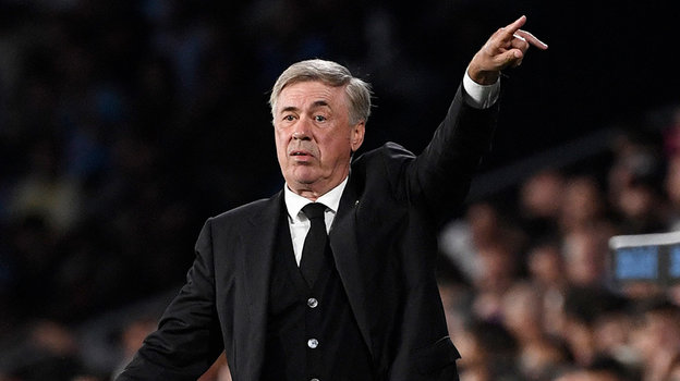 Карло Анчелотти. Главный тренер «Реала» Карло Анчелотти.
