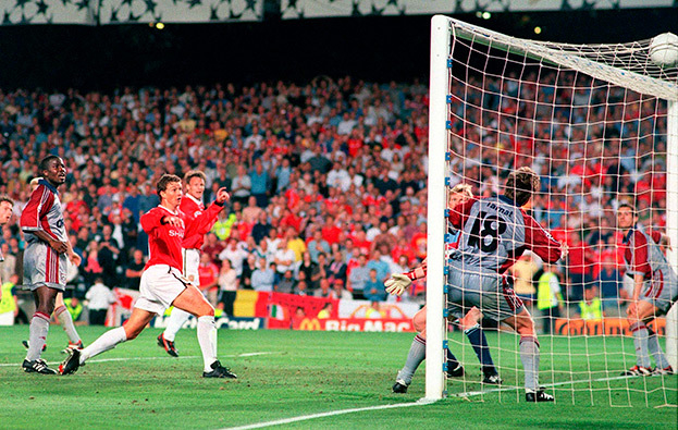 Решающий гол Уле Гуннар Сульшера.