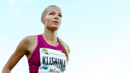 Легкоатлетка Дарья Клишина.