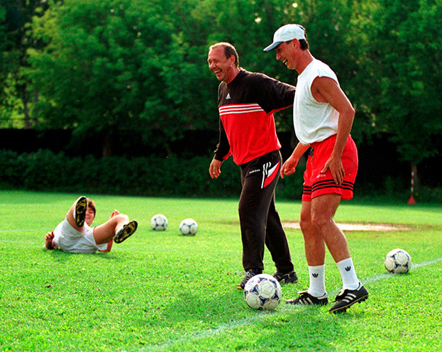 Олег Романцев и Илья Цымбаларь.