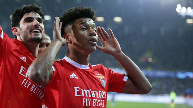 Давид Нерес. Футболист «Бенфики» Давид Нерес.