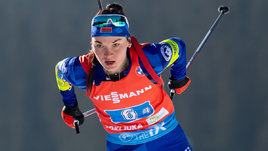 Биатлонистка Елена Кручинкина