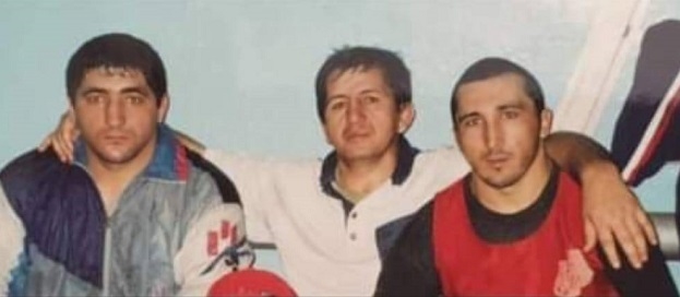 Асильдар Абдулхамидов, Абдулманап Нурмагомедов, Расул Магомедалиев. Середина 2000-х. Асильдар Абдулхамидов, Абдулманап Нурмагомедов, Расул Магомедалиев.