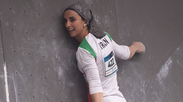 Эльназ Рекаби. Скалолазка Эльназ Рекаби