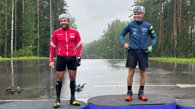 Алексей Червоткин и Александр Большунов. Алексей Червоткин и Александр Большунов