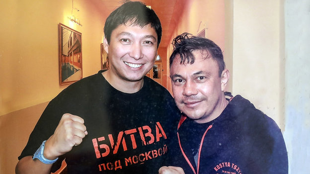 Темир Ондар и Константин Цзю. Темир Ондар и боксер Константин Цзю