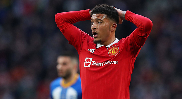 Джейдон Санчо. Футболист «Манчестер Юнайтед» Джейдон Санчо.