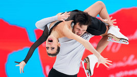 Фигуристы Елизавета Худайбердиева и Егор Базин.