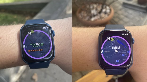 Карта на манер GTA: Vice City.