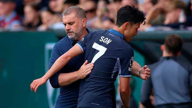 Ангелос Постекоглу и Сон Хын Мин.