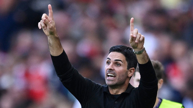 Микел Артета. Главный тренер «Арсенала» Микел Артета.