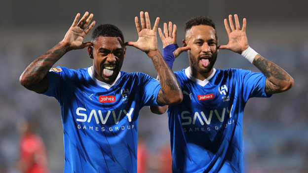 Малком и Неймар. Футболисты Малком и Неймар