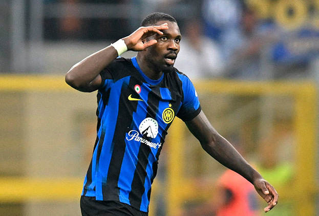 Маркус Тюрам. Футболист «Интера» Маркус Тюрам.