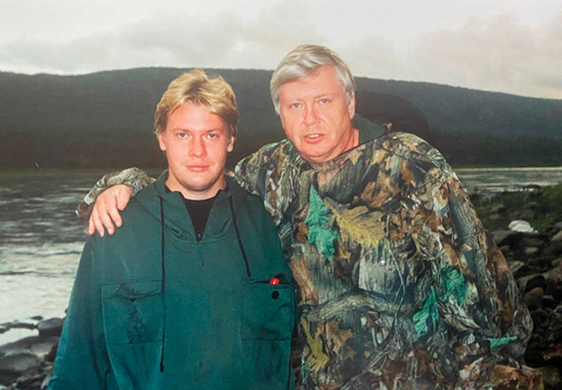 Константин Выборнов с отцом Юрием.