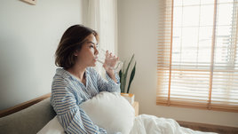 Девушка простудилась