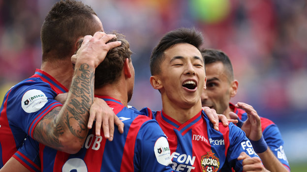 Аббосбек Файзуллаев с партнерами по ЦСКА. Аббосбек Файзуллаев с партнерами по ЦСКА