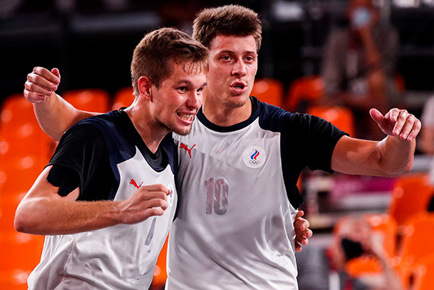 Александр Зуев и Кирилл Писклов на Олимпиаде в Токио.