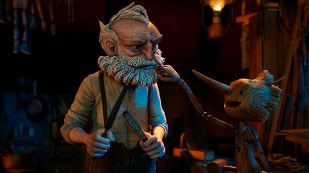 Кадр из фильма «Пиноккио Гильермо дель Торо».