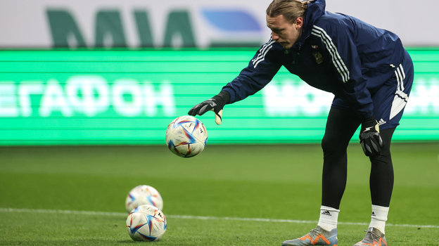 Футболист сборной России Матвей Сафонов