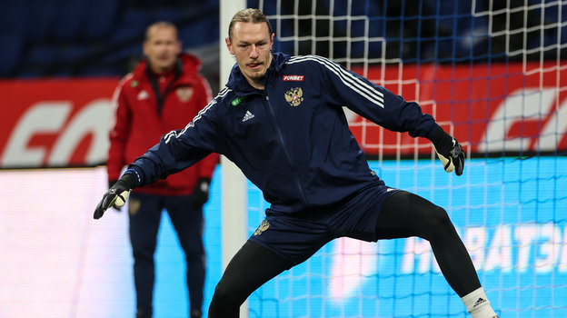 Футболист сборной России Матвей Сафонов