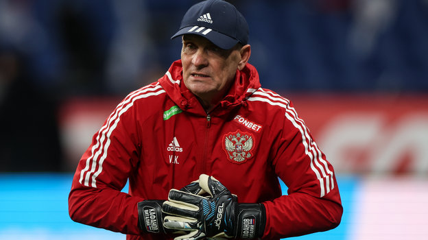 Тренер вратарей сборной России Виталий Кафанов