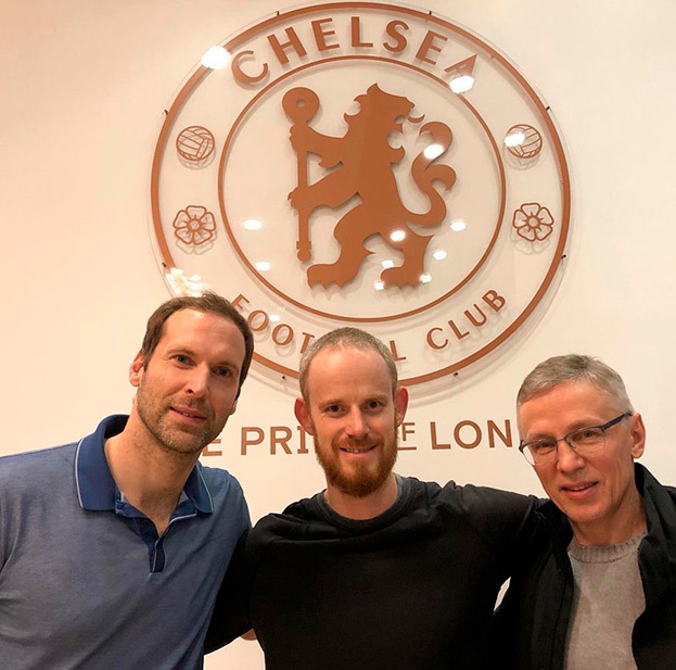 Петр Чех, Филипп Арзамазов и Игорь Ларионов.