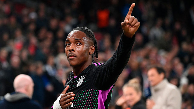 Матис Тель. Футболист «Баварии» Матис Тель.