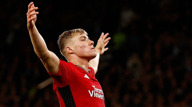 Расмус Хейлунн. Футболист «Манчестер Юнайтед» Расмус Хейлунн.