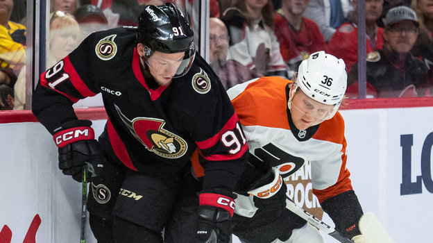 Владимир Тарасенко и Эмиль Андре. Хоккеисты Владимир Тарасенко и Эмиль Андре