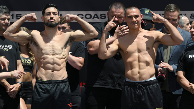 Брайан Мендоса и Тим Цзю. Боксеры Брайан Мендоса и Тим Цзю