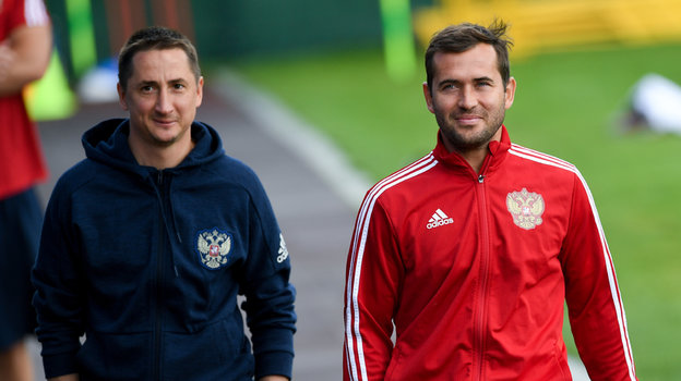 Владимир Быстров и Александр Кержаков.