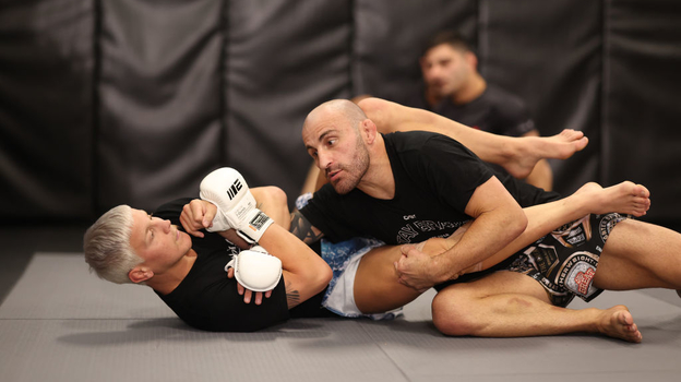 Тренировка Алекса Волкановски.