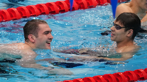 Климент Колесников и Евгений Рылов. Пловцы Климент Колесников и Евгений Рылов