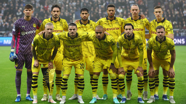 Боруссия перед матчем с Ньюкаслом.