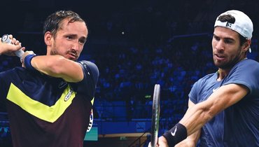 Даниил Медведев и Карен Хачанов.