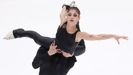 Фигуристы Алена Косторная и Георгий Куница