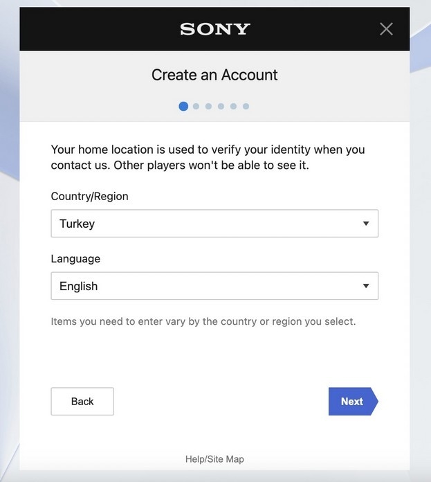 Пишем регион.