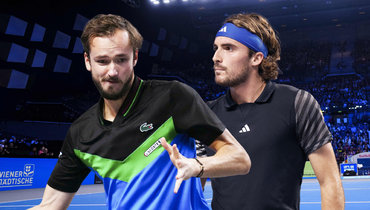 Даниил Медведев и Стефанос Циципас.