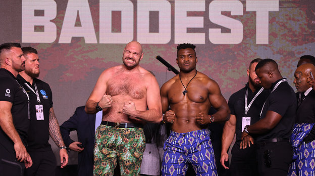 Тайсон Фьюри и Франсис Нганну. Тайсон Фьюри и Франсис Нганну