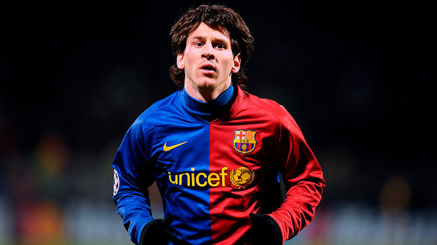 Лионель Месси в 2005 году.