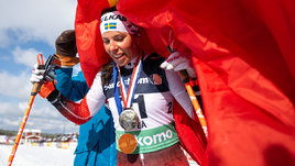 Лыжница Шарлотта Калла