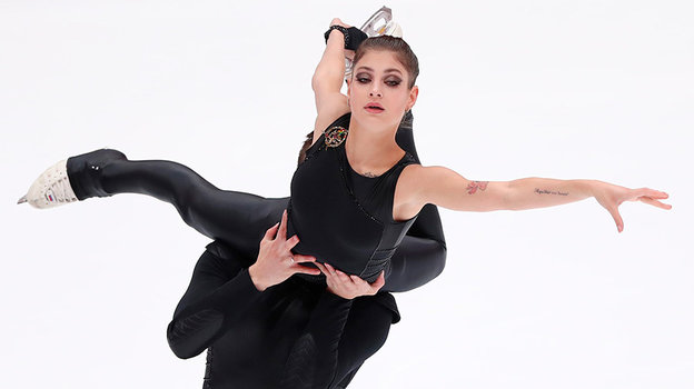 Алена Косторная и Георгий Куница. Фигуристы Алена Косторная и Георгий Куница.