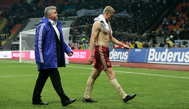 Гус Хиддинк и Павел Погребняк.