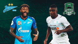 «Зенит» и «Краснодар» сыграли вничью. Онлайн-трансляция матча