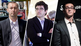 Гата Камский, Владимир Крамник и Фабиано Каруана