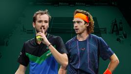 Медведев победил Рублева на Итоговом турнире ATP. Онлайн-трансляция матча