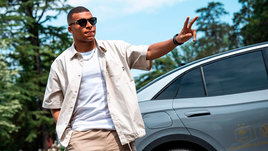 Футболист «ПСЖ» Килиан Мбаппе.