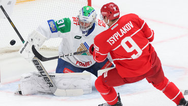 «Спартак» обыграл «Салават Юлаев» со счетом 6:2.